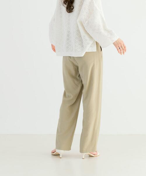 URBAN RESEARCH(アーバンリサーチ)の「ポプリンイージーパンツ(その他パンツ・レディース・ベージュ/グレー系その他・36/38)」の6枚目の写真