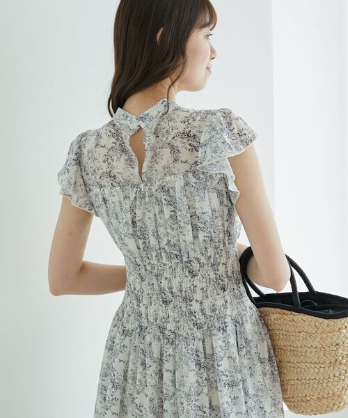 MAJESTIC LEGON（マジェスティックレゴン）の「ウエストシャーリングレディワンピ（ワンピース・レディース・ブルー系その他2/ブルー系その他4/ホワイト系その他2・SMALL/MEDIUM）」の21枚目の写真