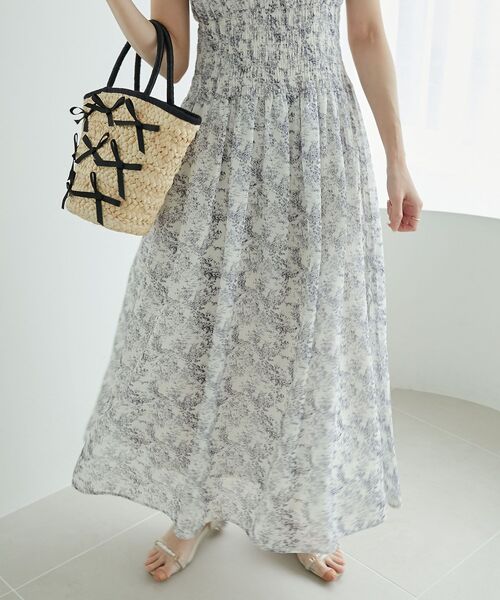 MAJESTIC LEGON（マジェスティックレゴン）の「ウエストシャーリングレディワンピ（ワンピース・レディース・ブルー系その他2/ブルー系その他4/ホワイト系その他2・SMALL/MEDIUM）」の20枚目の写真