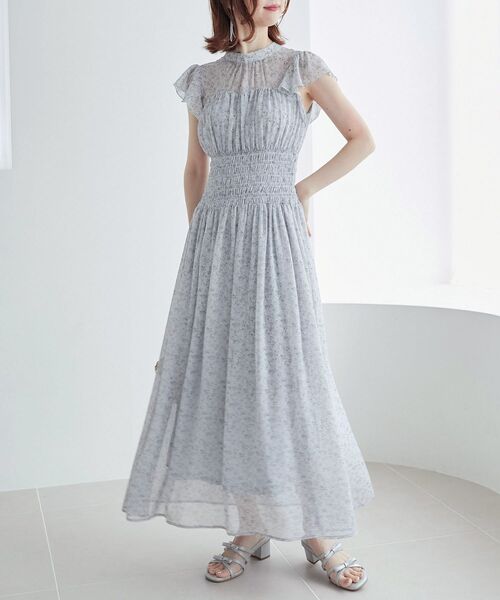 MAJESTIC LEGON（マジェスティックレゴン）の「ウエストシャーリングレディワンピ（ワンピース・レディース・ブルー系その他2/ブルー系その他4/ホワイト系その他2・SMALL/MEDIUM）」の15枚目の写真