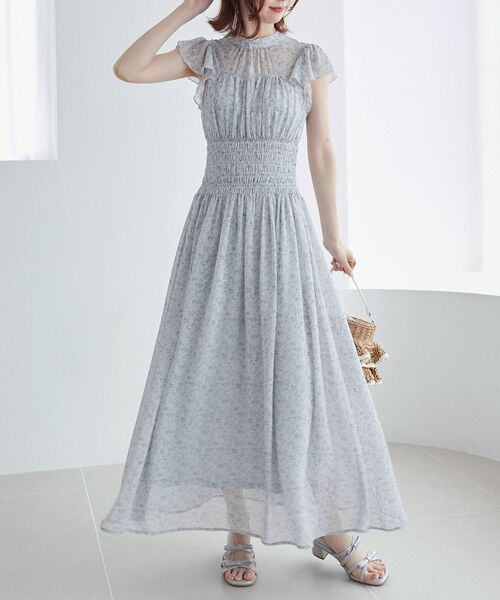 MAJESTIC LEGON（マジェスティックレゴン）の「ウエストシャーリングレディワンピ（ワンピース・レディース・ブルー系その他2/ブルー系その他4/ホワイト系その他2・SMALL/MEDIUM）」の14枚目の写真