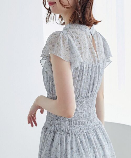 MAJESTIC LEGON（マジェスティックレゴン）の「ウエストシャーリングレディワンピ（ワンピース・レディース・ブルー系その他2/ブルー系その他4/ホワイト系その他2・SMALL/MEDIUM）」の11枚目の写真