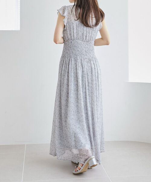 MAJESTIC LEGON（マジェスティックレゴン）の「ウエストシャーリングレディワンピ（ワンピース・レディース・ブルー系その他2/ブルー系その他4/ホワイト系その他2・SMALL/MEDIUM）」の7枚目の写真