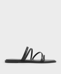CHARLES & KEITH | Llianaリアナストラッピースライドサンダル(サンダル)
