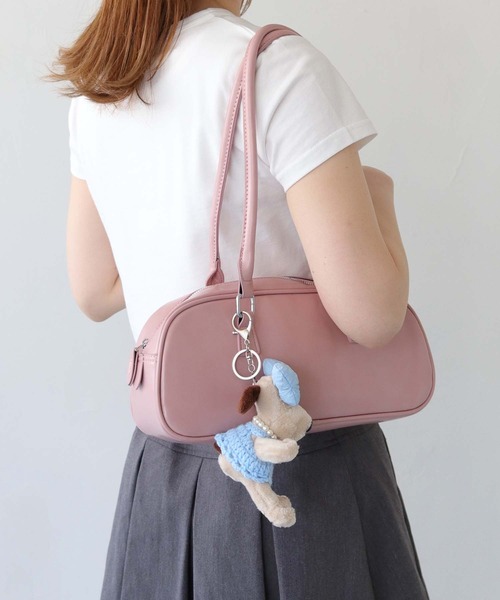 nomnom（ノムノム）の「【nomnom】スクエアビッグショルダーバッグ（ショルダーバッグ・レディース・ブラック/ブラウン/ピンク/アイボリー/ワイン/シルバー・FREE）」の15枚目の写真