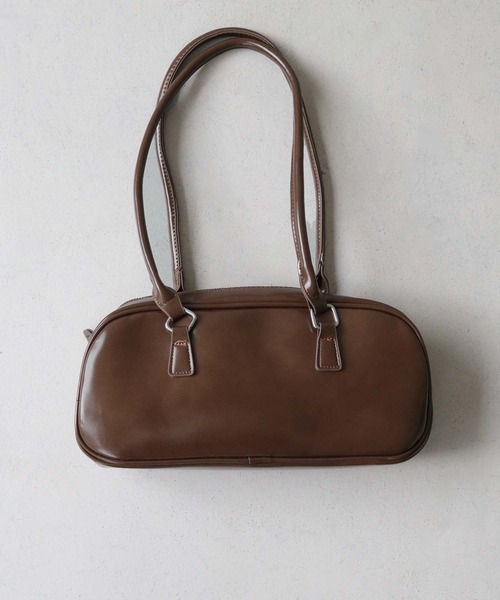 nomnom（ノムノム）の「【nomnom】スクエアビッグショルダーバッグ（ショルダーバッグ・レディース・ブラック/ブラウン/ピンク/アイボリー/ワイン/シルバー・FREE）」の17枚目の写真