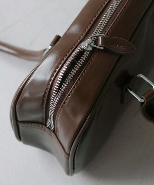 nomnom（ノムノム）の「【nomnom】スクエアビッグショルダーバッグ（ショルダーバッグ・レディース・ブラック/ブラウン/ピンク/アイボリー/ワイン/シルバー・FREE）」の18枚目の写真