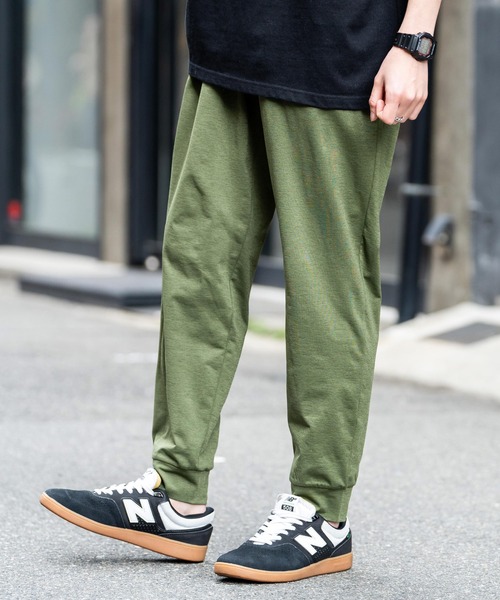 Rocky Monroe(ロッキーモンロー)の「接触冷感 ストレッチジョガーイージーパンツ(その他パンツ・メンズ・杢グレー/ブラック/カーキ/ベージュ/ネイビー・M/L/XL)」の4枚目の写真