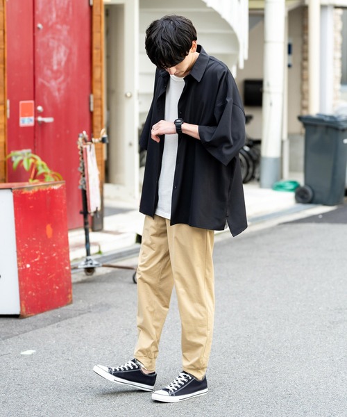 Rocky Monroe(ロッキーモンロー)の「接触冷感 ストレッチジョガーイージーパンツ(その他パンツ・メンズ・杢グレー/ブラック/カーキ/ベージュ/ネイビー・M/L/XL)」の6枚目の写真