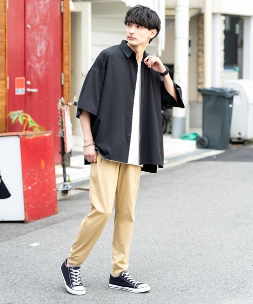 Rocky Monroe(ロッキーモンロー)の「接触冷感 ストレッチジョガーイージーパンツ(その他パンツ・メンズ・杢グレー/ブラック/カーキ/ベージュ/ネイビー・M/L/XL)」の7枚目の写真