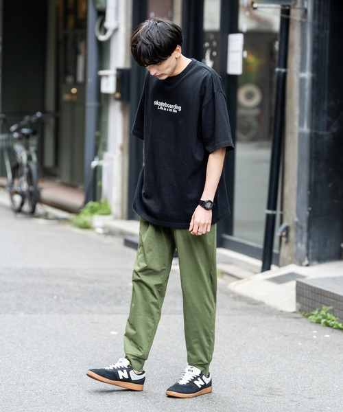 Rocky Monroe(ロッキーモンロー)の「接触冷感 ストレッチジョガーイージーパンツ(その他パンツ・メンズ・杢グレー/ブラック/カーキ/ベージュ/ネイビー・M/L/XL)」の13枚目の写真