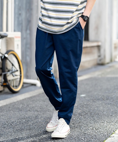 Rocky Monroe(ロッキーモンロー)の「接触冷感 ストレッチジョガーイージーパンツ(その他パンツ・メンズ・杢グレー/ブラック/カーキ/ベージュ/ネイビー・M/L/XL)」の15枚目の写真
