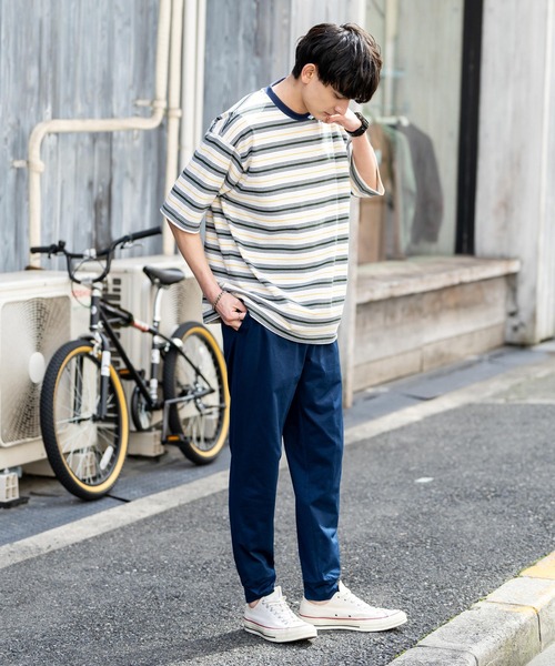 Rocky Monroe(ロッキーモンロー)の「接触冷感 ストレッチジョガーイージーパンツ(その他パンツ・メンズ・杢グレー/ブラック/カーキ/ベージュ/ネイビー・M/L/XL)」の12枚目の写真