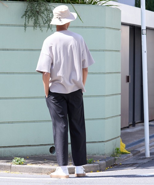 coca（coca）（コカ）の「メンズ 撥水ポケッタブルバケットハット（ハット・メンズ・アイボリー/ブラック/カーキ・ONE SIZE）」の12枚目の写真