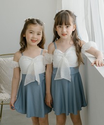 URBAN CHERRY（アーバンチェリー）の「フロントリボンオープンショルダーワンピース水着（水着）」