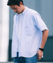 417 EDIFICE | ストライプ B.D S/Sシャツ(シャツ/ブラウス)