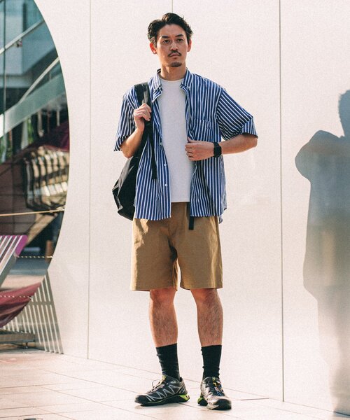 417 EDIFICE(フォーワンセブンエディフィス)の「ストライプ B.D S/Sシャツ(シャツ/ブラウス・メンズ・ブルー/ライトブルー/エメラルドブルー/ネイビー/ダークブルー/ブルー系その他・SMALL/MEDIUM/LARGE)」の7枚目の写真