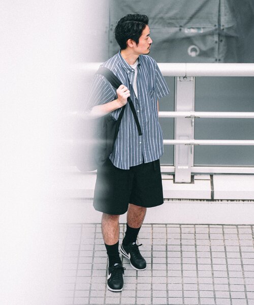 417 EDIFICE(フォーワンセブンエディフィス)の「ストライプ B.D S/Sシャツ(シャツ/ブラウス・メンズ・ブルー/ライトブルー/エメラルドブルー/ネイビー/ダークブルー/ブルー系その他・SMALL/MEDIUM/LARGE)」の11枚目の写真