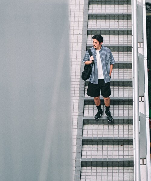 417 EDIFICE(フォーワンセブンエディフィス)の「ストライプ B.D S/Sシャツ(シャツ/ブラウス・メンズ・ブルー/ライトブルー/エメラルドブルー/ネイビー/ダークブルー/ブルー系その他・SMALL/MEDIUM/LARGE)」の19枚目の写真