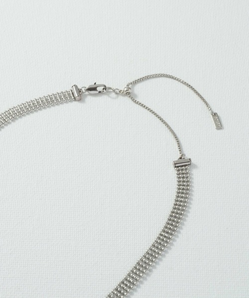 GOLDY（ゴールディ）の「メタル グレイン サッシュ ネクタイ ネックレス（ネックレス・レディース・シルバー/ガンメタ/ゴールド/シルバー系その他・FREE）」の10枚目の写真