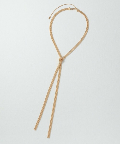 GOLDY（ゴールディ）の「メタル グレイン サッシュ ネクタイ ネックレス（ネックレス・レディース・シルバー/ガンメタ/ゴールド/シルバー系その他・FREE）」の6枚目の写真