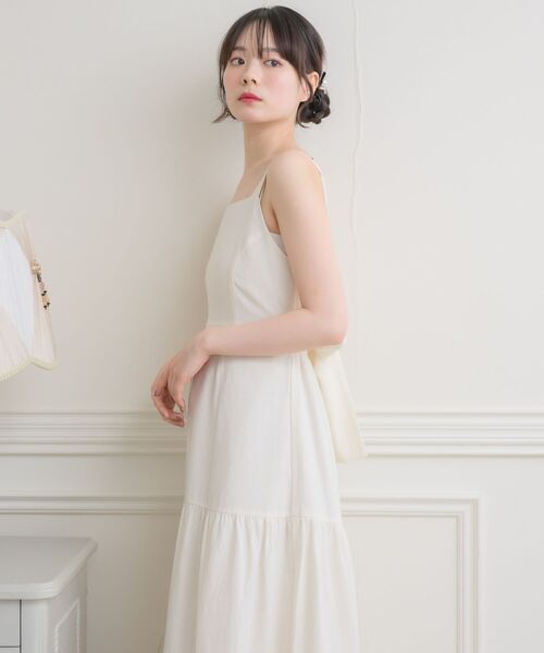 ems excite（エムズエキサイト）の「Bリボンワンピース（ワンピース・レディース・ブルー/ナチュラル/ブラック・FREE）」の10枚目の写真