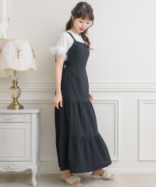 ems excite（エムズエキサイト）の「Bリボンワンピース（ワンピース・レディース・ブルー/ナチュラル/ブラック・FREE）」の13枚目の写真