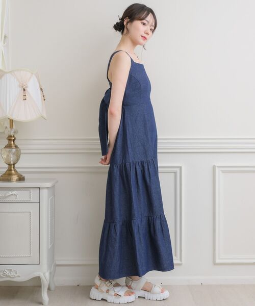 ems excite（エムズエキサイト）の「Bリボンワンピース（ワンピース・レディース・ブルー/ナチュラル/ブラック・FREE）」の21枚目の写真