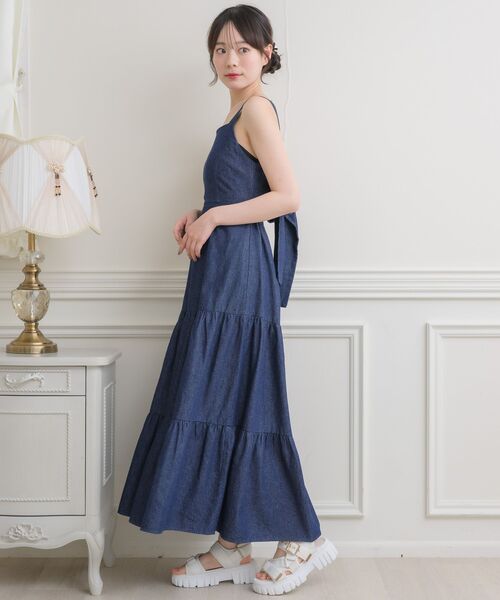 ems excite（エムズエキサイト）の「Bリボンワンピース（ワンピース・レディース・ブルー/ナチュラル/ブラック・FREE）」の22枚目の写真