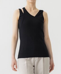 【美品】ユナイテッドトウキョウ-UNITED TOKYO-アシメリブタンクトップ beautility アシメタンクトップ(FREE WHITE): : ウィメンズ
