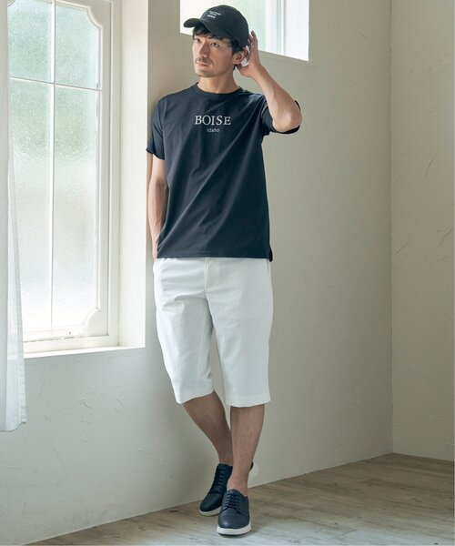 ikka（イッカ）の「6.5分丈ドビーハーフパンツ（その他パンツ・メンズ・ブラウン/ブラック/ホワイト・L/XL/S/M）」の21枚目の写真