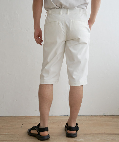 ikka（イッカ）の「6.5分丈ドビーハーフパンツ（その他パンツ・メンズ・ブラウン/ブラック/ホワイト・L/XL/S/M）」の5枚目の写真