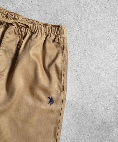 U.S. POLO ASSN.(ユーエスポロアッスン)の「【U.S. POLO ASSN】 TCツイル ワンポイント ポニー 刺繍 イージー ショートパンツ(その他パンツ・レディース・ホワイト/チャコール/ベージュ/ブラック・LARGE/X-LARGE/SMALL/MEDIUM)」の8枚目の写真