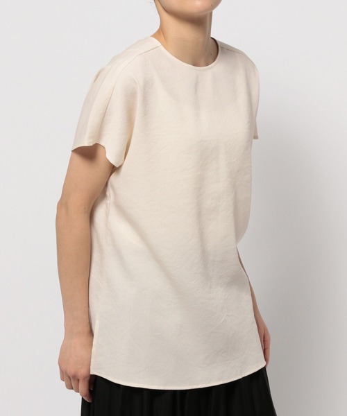 Elura（エルーラ）の「サラサラサマーリネンライク2wayプルオーバー/113176（シャツ/ブラウス・レディース・ブラック/ベージュ/ホワイト・FREE）」の10枚目の写真