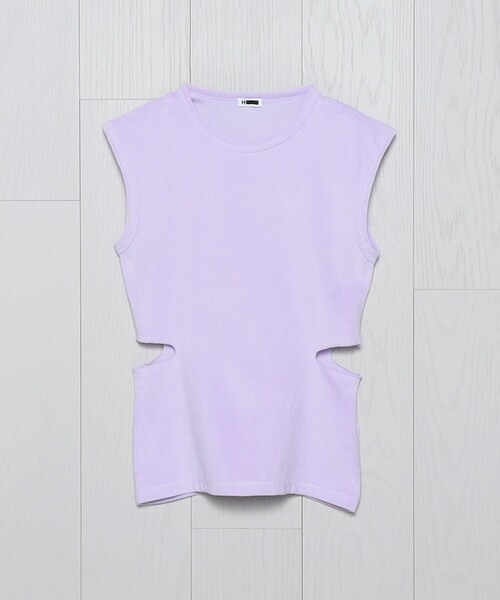 「H　BEAUTY&YOUTH UNITED ARROWS」 ノースリーブトップス FREE ホワイト レディース BEAUTY&YOUTH UNITED ARROWS（ビューティーアンドユース