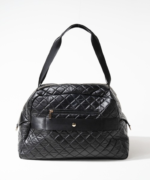 HAYNI（ヘイニ）の「Loche Quilted Boston Bag　ロシェキルティングボストン LLサイズ【改良版・第2世代】（ボストンバッグ・レディース・グレー系/チョコ/ブラック・FREE）」の10枚目の写真