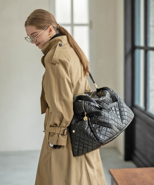 Loche Quilted Boston Bag ロシェキルティングボストン LLサイズ【改良