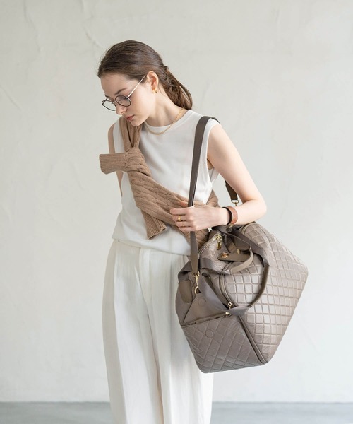 Loche Quilted Boston Bag ロシェキルティングボストン LLサイズ【改良