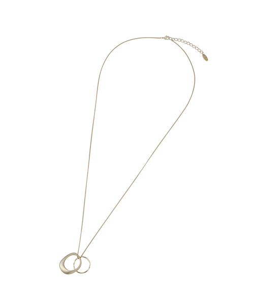 ROPE' PICNIC（ロペピクニック）の「マットリングトップペンダント（ネックレス・レディース・シルバー/ゴールド・FREE）」の2枚目の写真