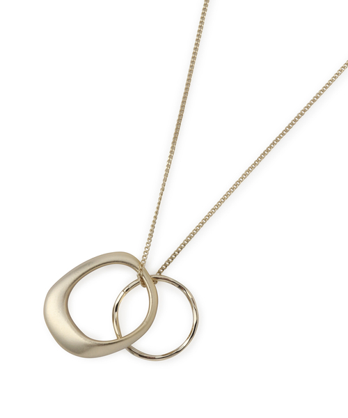 ROPE' PICNIC（ロペピクニック）の「マットリングトップペンダント（ネックレス・レディース・シルバー/ゴールド・FREE）」の4枚目の写真