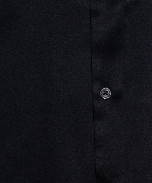 poly satin drape dolman shirt/ポリサテンドレープドルマン