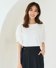 grove | ＜接触冷感／UVカット＞タックドルマンプルオーバー(Tシャツ/カットソー)