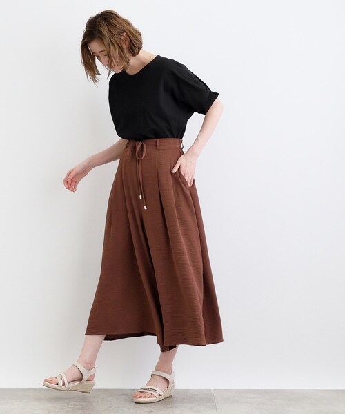 grove（グローブ）の「◆＜接触冷感／UVカット＞タックドルマンプルオーバー（Tシャツ/カットソー・レディース・ホワイト系5/ブルー系その他/カーキ/オフホワイト/ブラック・02/03/01/04/05）」の14枚目の写真