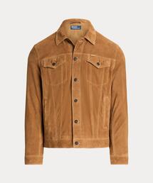 RALPH LAUREN裏地チェック スエード トラッカージャケット RALPH LAUREN裏地チェック スエード トラッカージャケット