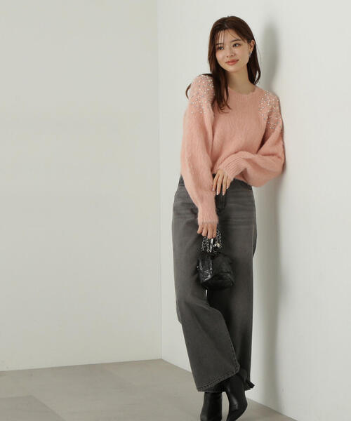 PROPORTION BODY DRESSING（プロポーションボディドレッシング）の「ワイドデニムパンツ / 1214230802（デニムパンツ・レディース・ブルー/ブラック・SMALL/MEDIUM）」の8枚目の写真