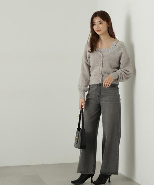 PROPORTION BODY DRESSING（プロポーションボディドレッシング）の「ワイドデニムパンツ / 1214230802（デニムパンツ・レディース・ブルー/ブラック・SMALL/MEDIUM）」の10枚目の写真