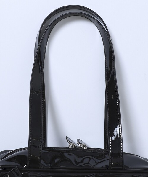 Firsthand(ファーストハンド)の「Firsthand/ファーストハンド エナメルリボンボストンバッグ / ハンドルバッグ(ボストンバッグ・レディース・ホワイト/レッド/ブラック・ONE SIZE)」の12枚目の写真