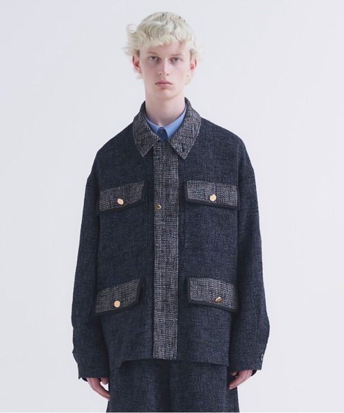 CULLNI（クルニ）の「24-AW-016B / Butcher Tweed Big Pocket