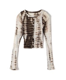 BACCA | タイダイコットン ショートカーディガン(Tシャツ/カットソー)