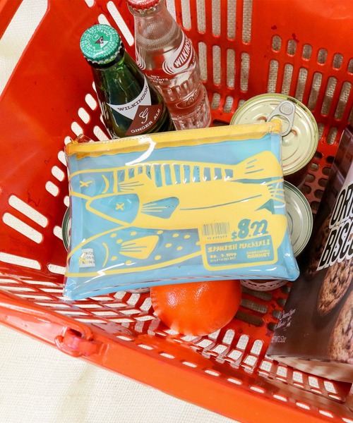 ACCOMMODE（アコモデ）の「CHAMCHAM MARKET / クリアグロッサリーポーチ（ポーチ・レディース・イエロー/オレンジ/パープル・FREE）」の11枚目の写真